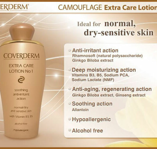 Coverderm Camouflage Extra Care Lotion No 1 Info
