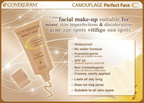Coverderm Camouflage Perfect Face Info
