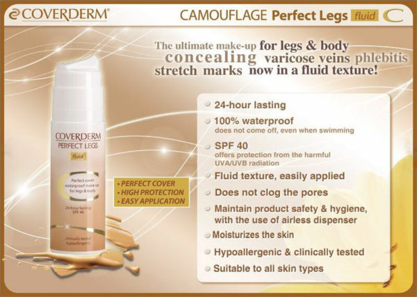Coverderm Camouflage Perfect Legs Fluid Info