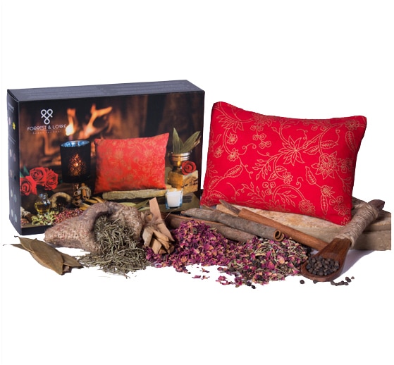 ” For we truly believe that the nature’s pure fragrances have the powder to uplift us, calm and relax us, harmonise and balance our emotions, relieve physical symptoms of imbalances and improve many basic physical and psychological functions. It is this understanding that led us to create Forrest & Love Aroma Cushions.

With our cushions we are striving to share this vast knowledge of aromatherapy and its magical benefits that will help us in restoring balance of mind, body and spirit ”  Forrest & Love

Sensual Love Aroma Cushion

Let the pillow talk begin! Place your Selo cushion beside your sleep pillow. Its mystical scents will reassure you that it is safe to let go and allow your heart to be at its will.

Bay leaves

Black Pepper

Rosemary

Cinnamon

Ylang Ylang

Sandalwood Chips

Cardamom

Dried Rose

Rosewood
