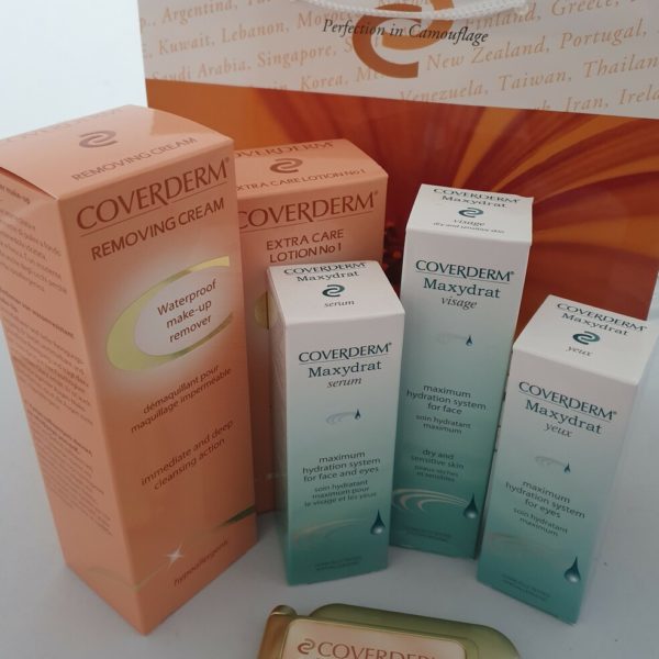 Coverderm Maxydrat skin care kit - for dehydrated dry sensitive skin