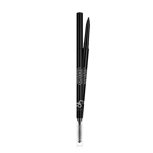 Perfect micro-matic packing, extra thin tip and retractable twist mechanism gives extra precise and controlled lining. Defines and shapes eyebrows and gives a perfect look with its waterproof formula and the brush end grooms brows and eliminates excess colour