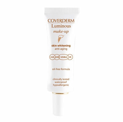 Luminous Foundation spf50+ enriched with the most powerful active ingredients that perfectly cover while lightening up skin blemishes & spots and pigmentation

Oil free

Extremely long lasting

Waterproof

Hypo allergenic

Spf50+ & effective sun protection from UVA/UVB/IR/Blue light