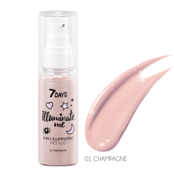 This illuminating face fluid is loaded with reflective beads, combining the benefits of skincare and cosmetics into one product. Use the liquid cream as a highlighter, dabbing a double layer onto your prominent facial features: 1.On your eyelids and under your eyebrows for a sparkling effect. 2.On your cheekbones, forehead, nose and chin for a fresh, radiant look. 3.On the philtrum above your upper lip for a sensual look.