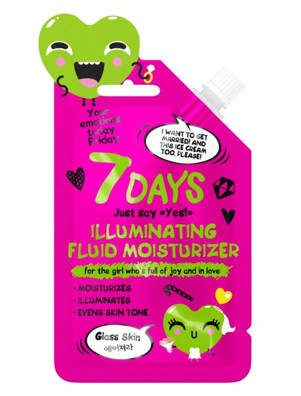 7DAYS Illuminating Fluid Moisturizer for the girl who is full of joy and in love
