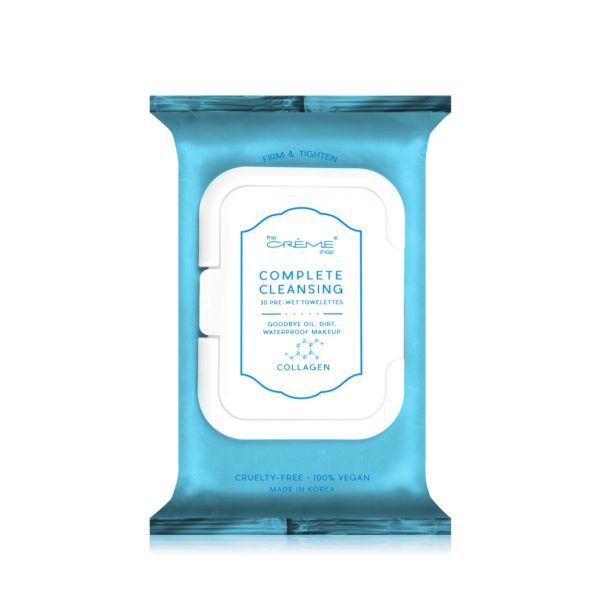 Collagen Cleansing Towelettes with Lifting Agents
30 sheets of disposable, pre-moistened cleansing towelettes. Specially formulated to remove dirt, oil, and makeup on all skin types. Irritation free and safe to use on children and pets.

Infused with anti-aging collagen!