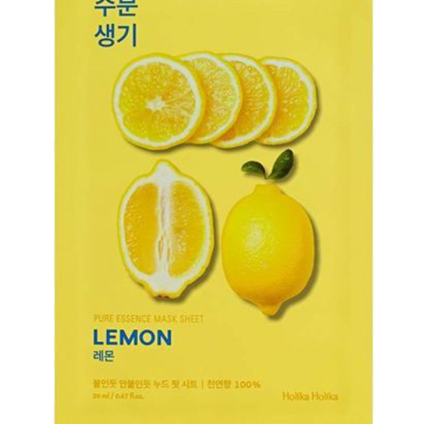 Sheet mask with lemon extract has a brightening and lightening effect, due to the content of vitamin C restores skin elasticity and brightness, charges it with vitamins. Mask softens skin and acts as a gentle exfoliation if used regularly. The mask has an ultra thin basis that provides a tight contact with the skin and a better penetration of useful components in sheet mask